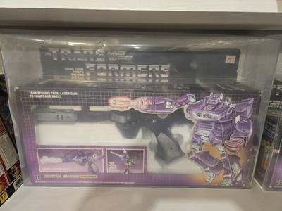 Transformers G1 1985 Shockwave CAS 75 (PRE RUB) 1st Release Rare MISB Sealed Box