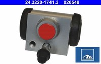 ATE 24.3220-1741.3 Radbremszylinder Zylinder Radbremse Hinterachse Hinten