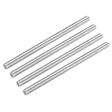 4 Pcs 3.94" Fully Threaded Rod 5/16"-18 UNC Pitch 304 Stainless Steel Right Hand