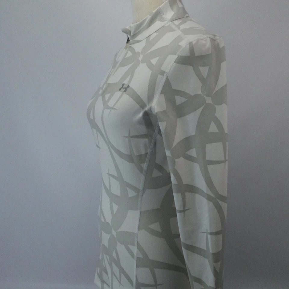 Under Armour Mujer Manga Larga Ajustado ColdGear Cuarto Cremallera (Pequeño) Foto 4 de 4