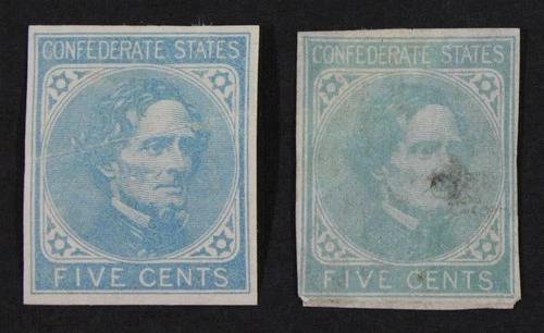 CKStamps: US Stamps Collection CSA Scott#6 Mint H OG #7 Used