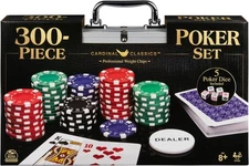 Spin Master Games, Cardinal Classics, 300-Piece Poker Set with Aluminum... 