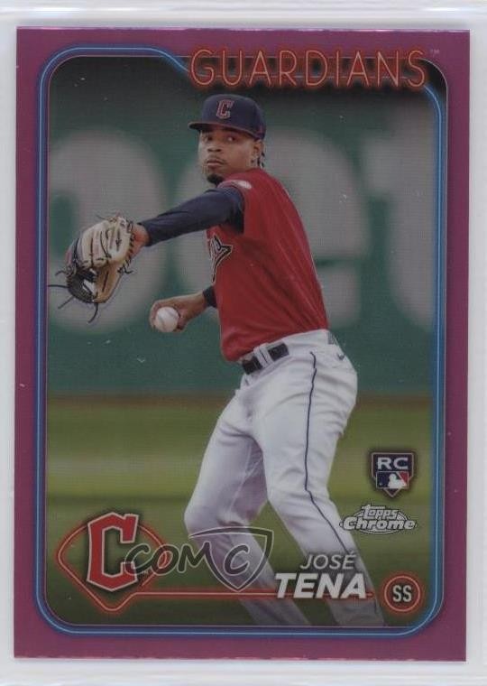 2024 Topps Chrome Pink Refractor Jose Tena José Tena #29 Rookie RC 2l4
