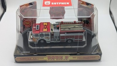 Code 3 Sutphen Pumper Engine E-2 Collectors Club FIREFIGHTER FIREMAN