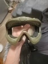 JT Proflex Paintball Mask Goggle Spectra Olive OG Thick Frames