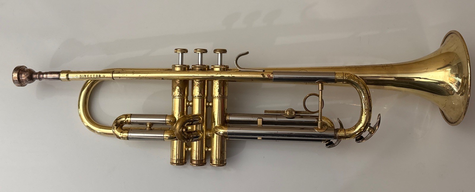 TRUMPET - CONN DIRECTOR VINTAGE  1960S Shooting Stars Made In USA -  51Cm