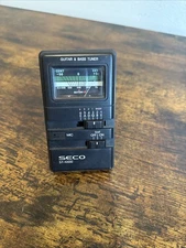 Vntg Guitar Bass Tuner Seco ST 1000 9V Battery Included AT10