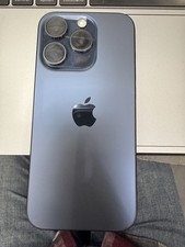 Apple iPhone 15 Pro - 128GB - Blue Titanium - Unlocked 87% battery lcd small dot