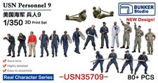 BUNKER USN35709 1/350 Kit stampa 3D 80PCS USN Personale 9