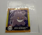 Vintage Pokémon Artbox Action Flipz #94 Gengar Paper Card Nintendo 2”x2”