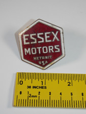 Rare 1919-1921 Essex Motors Detroit Usa Radiator Emblem Car Hood Brass Badge Rare 1919-1921 Essex Motors Detroit Usa Radiator Emblem Car Hood Brass Badge