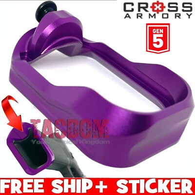 Cross Armory Andz PURPLE FR GL0CK GEN 5 CNC Aluminum Flared