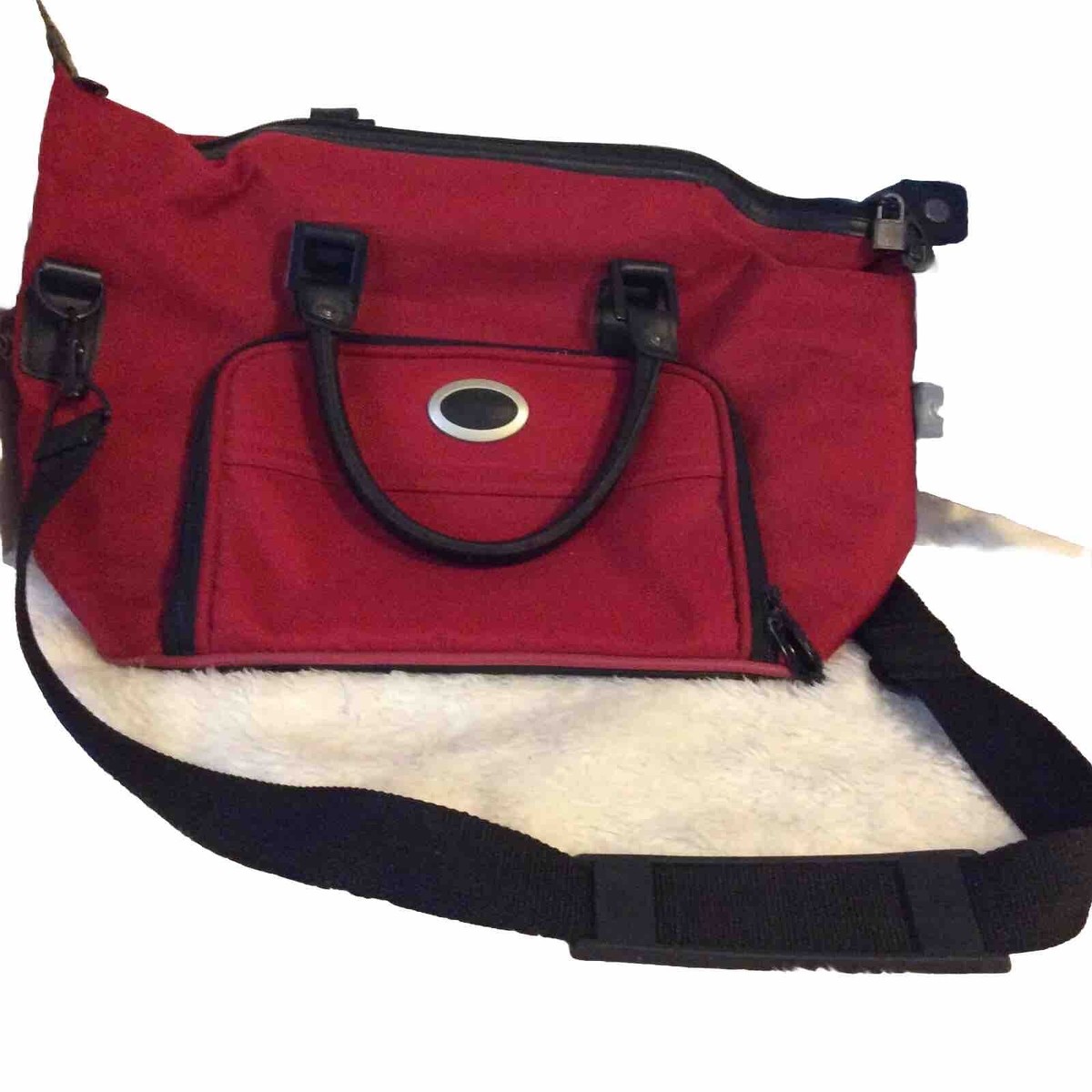 Atlantic Red And Black Carry On Weekender Gym Bag new with key