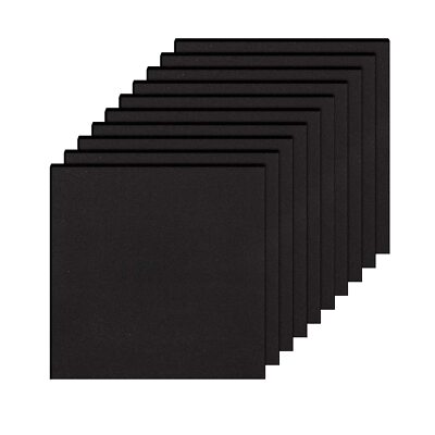 10 Stck. 150 x 150 mm 200 x 200 mm Schwarz EVA Hohe Dichte Geschlossenzellige Schaumstoffplatte Zum Selbermachen