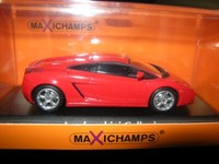 1:43 Maxichamps Lamborghini Gallardo 2003 Rot/Red In Ovp