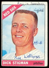 1966 Topps #512 Dick Stigman Boston Red Sox