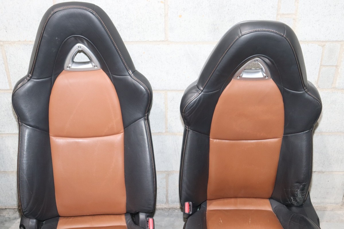 04-08 Mazda RX-8 Full Interior Black & Brown Leather Seats, Door 04-08 Mazda RX-8 Full Interior Black & Brown Leather Seats, Door