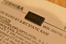 5PCS TOSHIBA TC55257DFL-85L SRAM  256kbit SOP 28 pin NOS Original Made in JAPAN