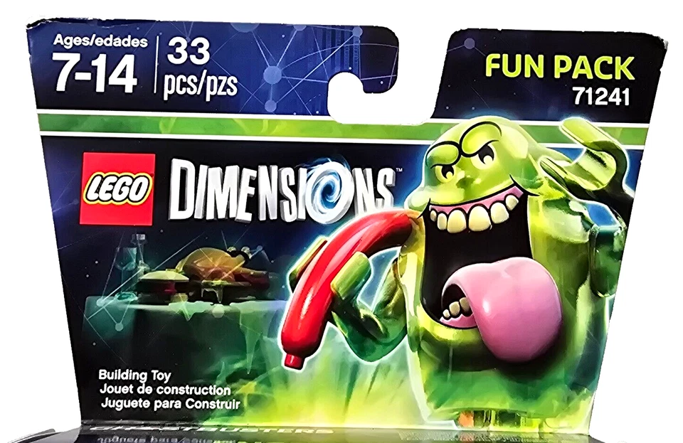 Lego Dimensions Ghostbusters Slimer Mini Fig Figure Fun Pack Slime Shooter 71241 - Image 2 of 4