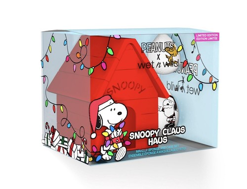Juego de estuche esponja Peanuts X Wet n Wild edición limitada maquillaje fisgón Claus Haus - Imagen 2 de 5