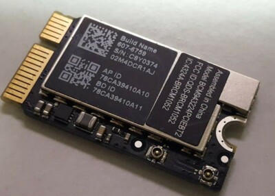 APPLE MACBOOK AIR OEM 607-6759 BCM943224PCIEBT2 802.11a/g/n BT