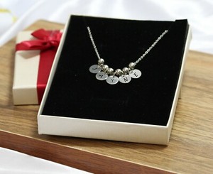 5 Disc Pendant Personalised Jewellery 