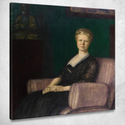 Ritratto Luise Bestehorn Franz von Stuck, fvs76 quadro stampato su tela