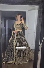 BOLLYWOOD DESIGNER GEORGETTE LEHENGA CHOLI WITH DUPATTA FOR WEDDING  PARTY WEAR