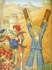 Saint André On La Cross Ap Ciappori Engraving Litho Xixth 1858 Hangard Maugé