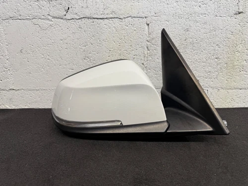 2013-2015 BMW X1 E84 RIGHT PASS P-FOLD MEMORY DOOR MIRROR WHITE OEM 5-PIN ✅ 71K