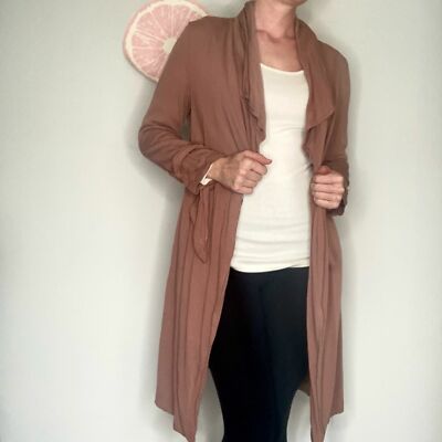 Anthro Thread and Supply Emrata duster blush small