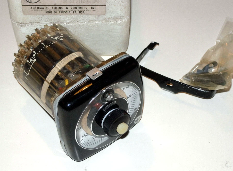 ¡NUEVO CONTADOR DE IMPULSOS PULSADOR ATC 311! TIPO DE REINICIO! 311C106A04PX! USA!! Foto 3 de 4