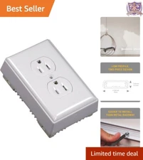 Extended Power Solution: Plastic Nonmetallic Outlet Box, Easy DIY Installation