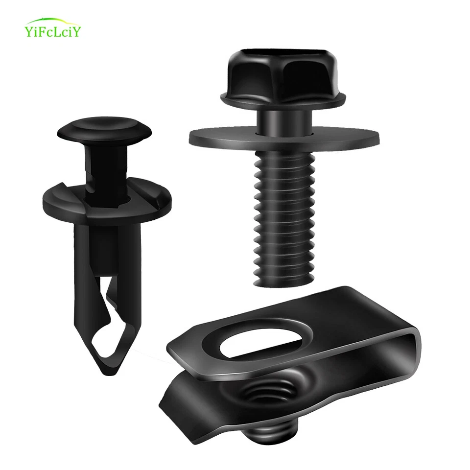 40pcs For Hyundai Body Bolts U-nut Clips Engine Under Cover Splash Shield Guard Foto 2 de 4