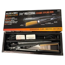Plugged In Heatmaster Series 1 1/2 InchProfessional Ceramic Styling Flat Iron