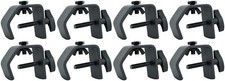  8 Rockville LC70 Heavy Duty C Clamps Mount Light Up to 70 LBS, Adjustable Knob
