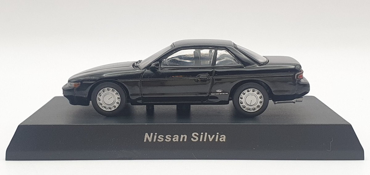 1/64 Kyosho NISSAN SILVIA Q's S13 BLACK initial d diecast car