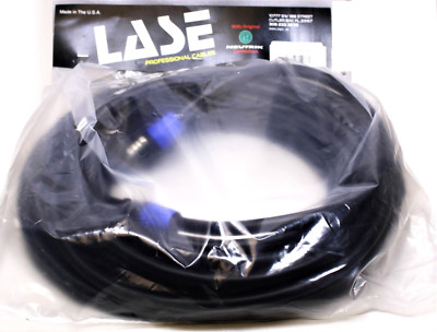 LASE 50Ft SpeakOn SpeakerCable w/NEUTRIK NL4FXX-W-S 12ga 4 Conductor Pure Copper