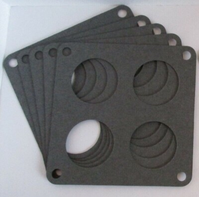 (5) Holley Dominator 4500 Ported Carburetor Base Gaskets SBC 350 BBC 454 Ford