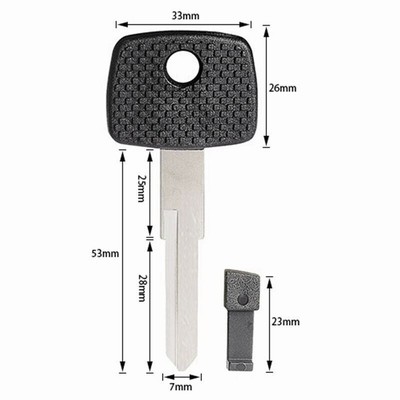 2004 Dodge Ram Key 2X UNCUT KEY BLANKS FOR CHRYSLER, DODGE, JEEP – EMERGENCY INSERT FOR KEY FOBS M3N40821302 Replacement Blade - Foto 6