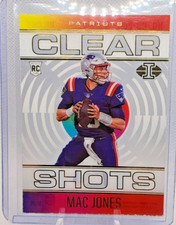 2021 Panini Illusions #CS-20 Mac Jones Rookie Clear Shots Football Card