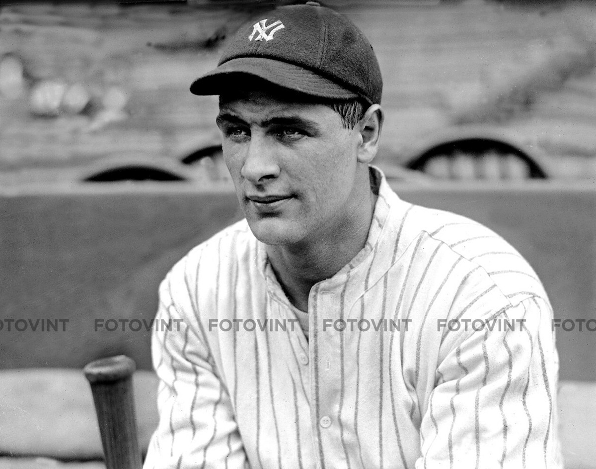 LOU GEHRIG Photo Picture 1923 NEW YORK YANKEES Rookie Photograph