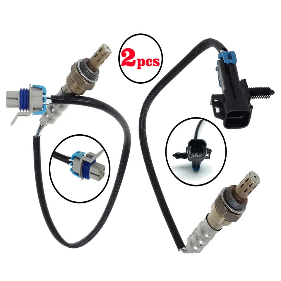 2pcs Up+Down Oxygen Sensor For 2004-07 Pontiac Grand Prix &2004-05 Chevry Impala - Image 2 of 4