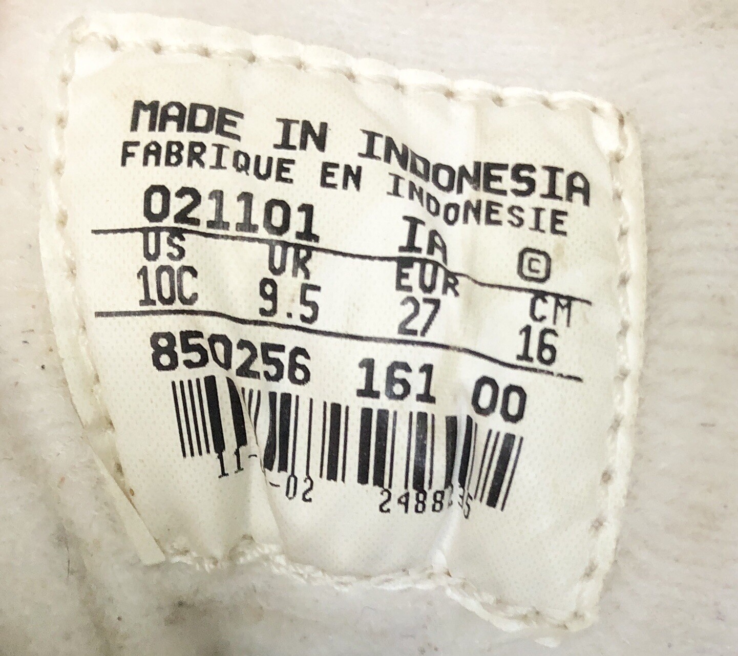 Nike size 10c Toddler Girls' Running Shoe Lace-Up White W/Pink Swoosh Some Wear thumbnail 7