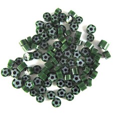 Soccer Ball Murrine 28101-96 Millefiori COE 96 Glacial Art Glass Fusing Supplies