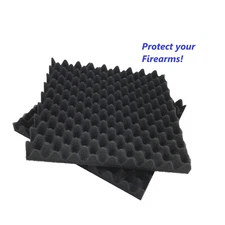 2 Pack Hand Gun Firearm Pistol Foam Tiles 12 x12 x1.5 Riffle Gun Case Protection