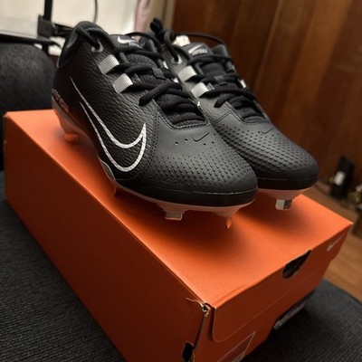 Women's Size 9 - Nike Hyperdiamond 4 Pro Metal Softball Cleats Black/White