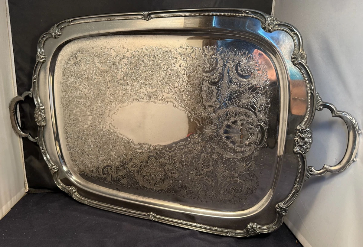 1847 Rogers Bros 年美国镀银浅盘和托盘| eBay