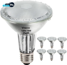 PAR30 Long Neck 75W 6 Pack Long Lasting PAR30 Halogen Flood Light