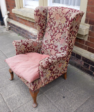 Vintage Parker Knoll Chair Mark 720 Wing Back High Back Armchair Restoration